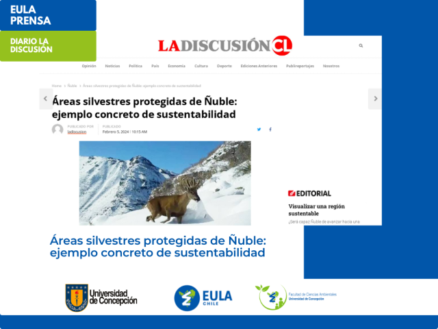 La Discusión: Áreas silvestres protegidas de Ñuble: ejemplo concreto de sustentabilidad