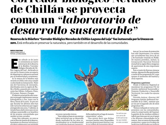 Corredor biológico Nevados de Chillán se proyecta como un “laboratorio de desarrollo sustentable”