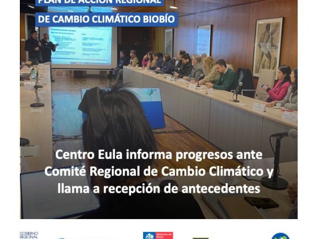 Avances en el Plan de Acción Regional de Cambio Climático del Biobío 