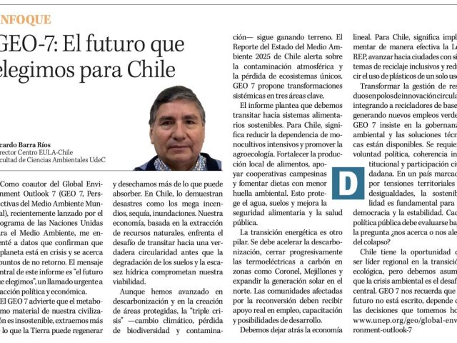 GEO-7: El futuro que elegimos para Chile